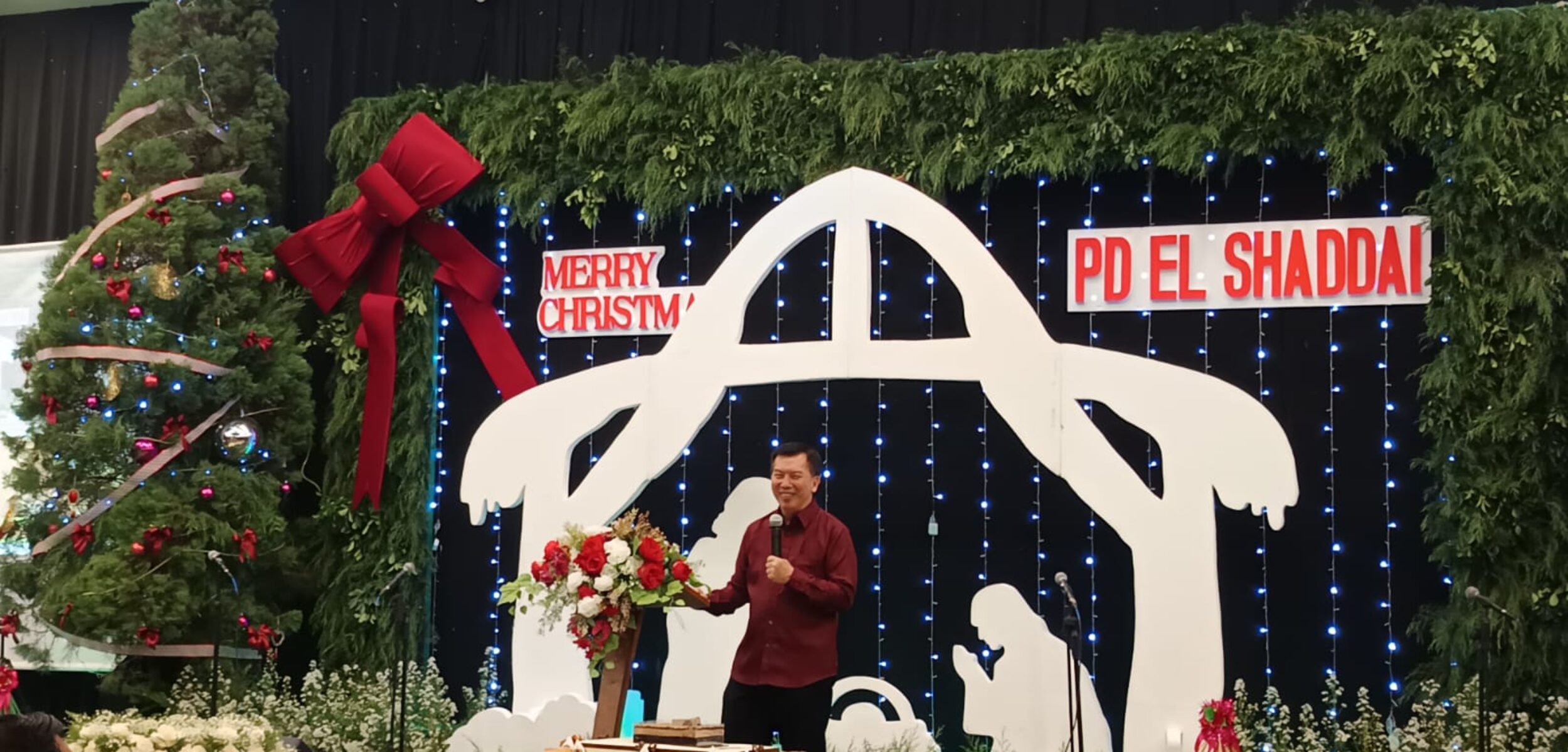 Perayaan Natal PD El Shaddai. (Ezra/Kabarterdepan.com)