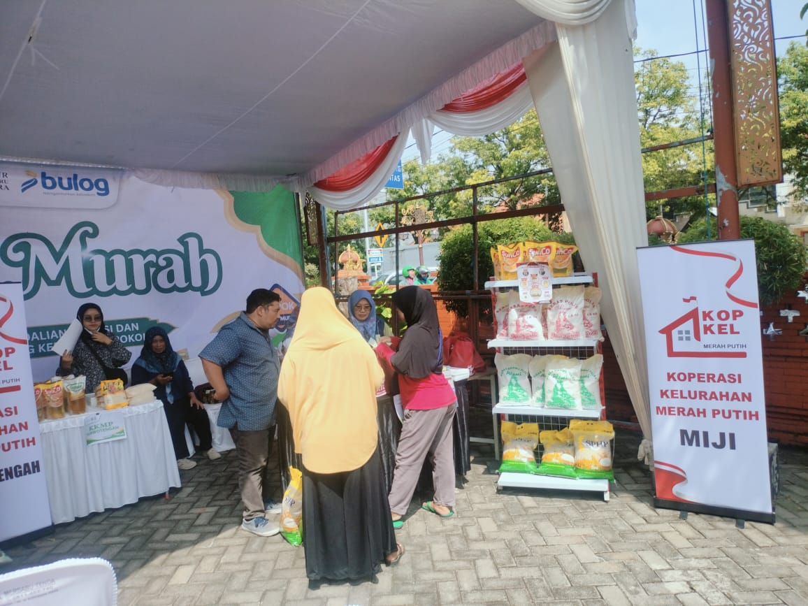 Gelaran Pasar Murah di Kota Mojokerto. (Rio/Kabarterdepan.com)