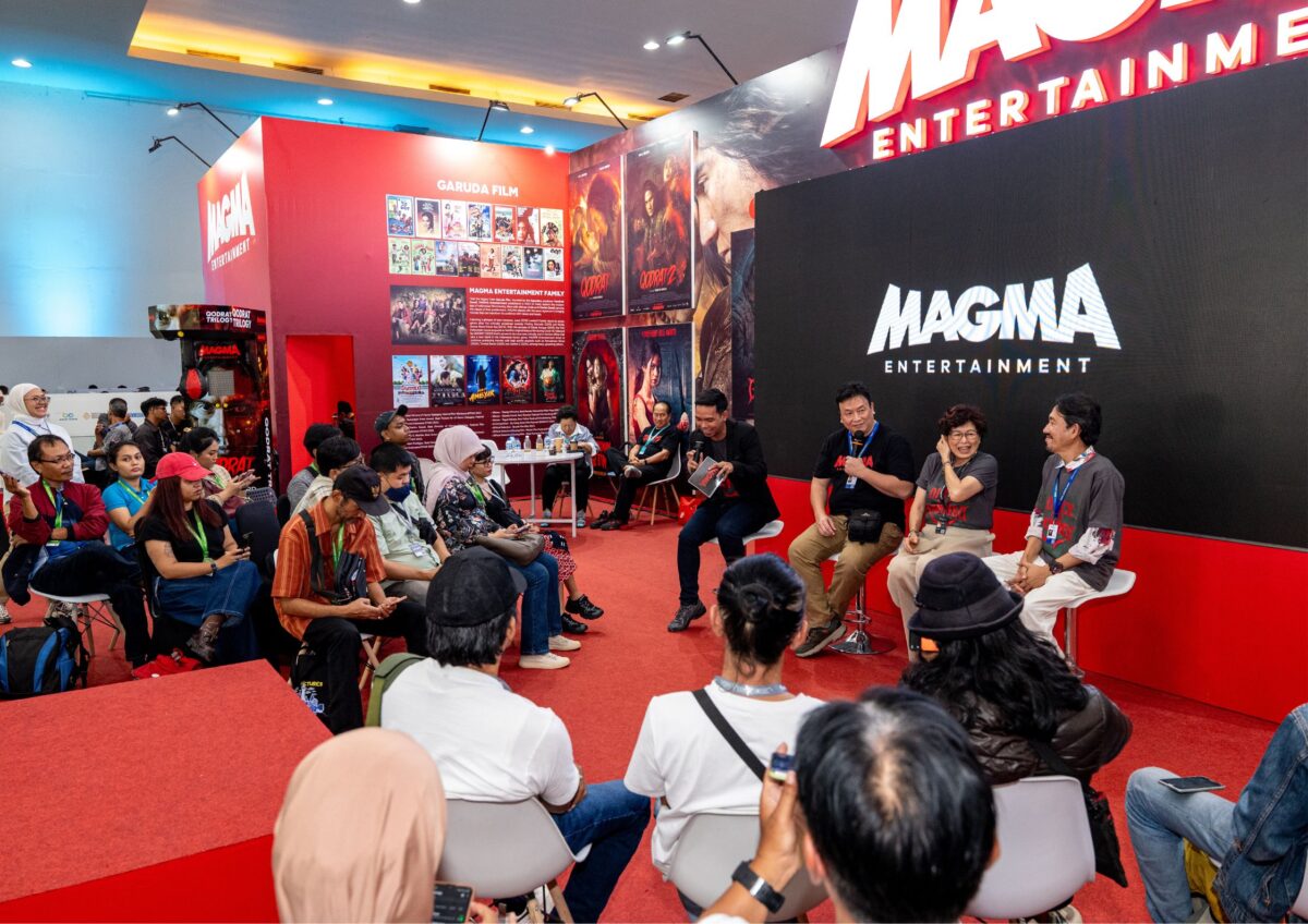 MAGMA Entertainment saat deklarasi visi studio untuk beberapa tahun ke depan, yang puncaknya adalah peluncuran Special Trailer Eksklusif BADUT GENDONG. (Istimewa)