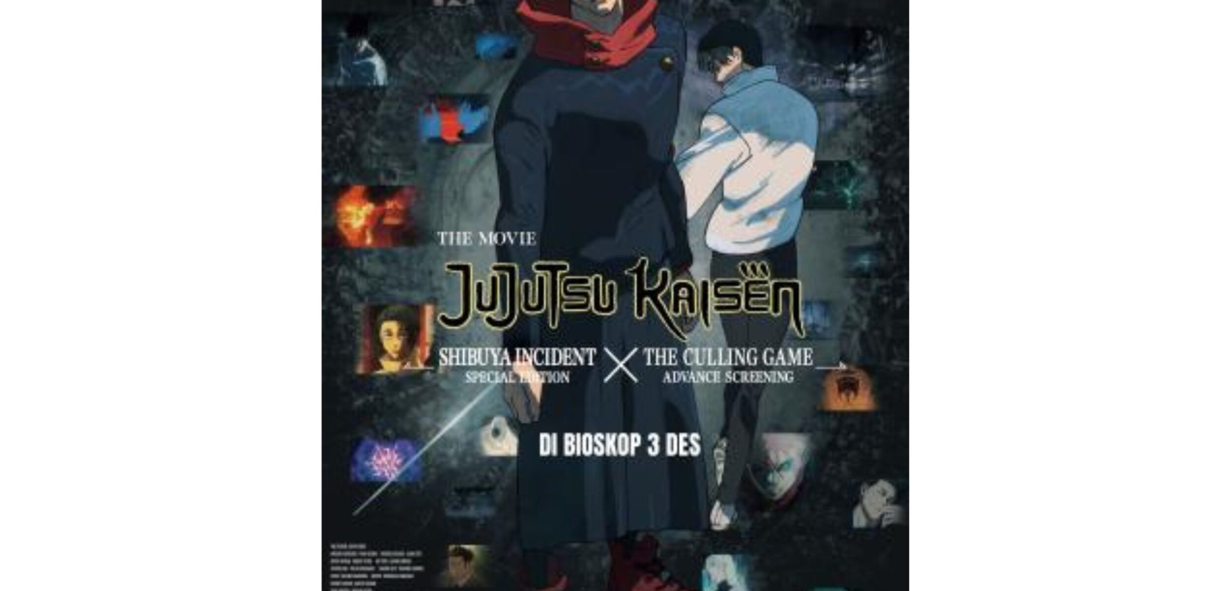 Film Jujutsu Kaisen Sudah Tayang Hari Ini! Simak Jadwal Bioskop 3 Desember 2025
