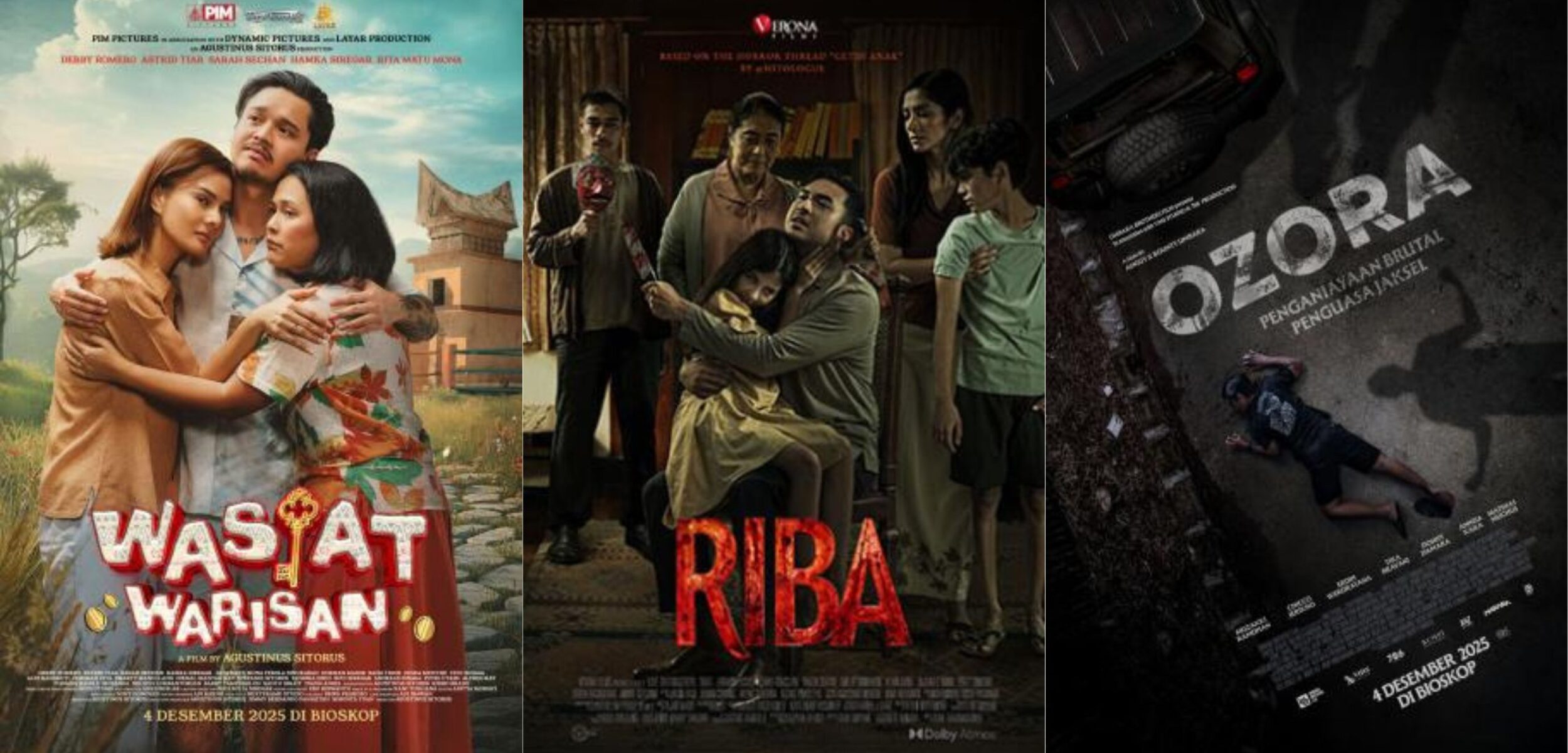 3 Film Baru Tayang Perdana Hari Ini di Bioskop, Berikut Jadwal dan Harga Tiketnya