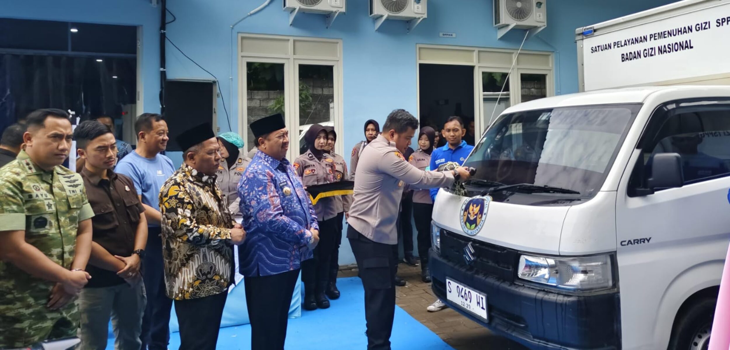 Bupati Jombang Pastikan Keamanan Makanan MBG Saat Resmikan SPPG Polri 2026