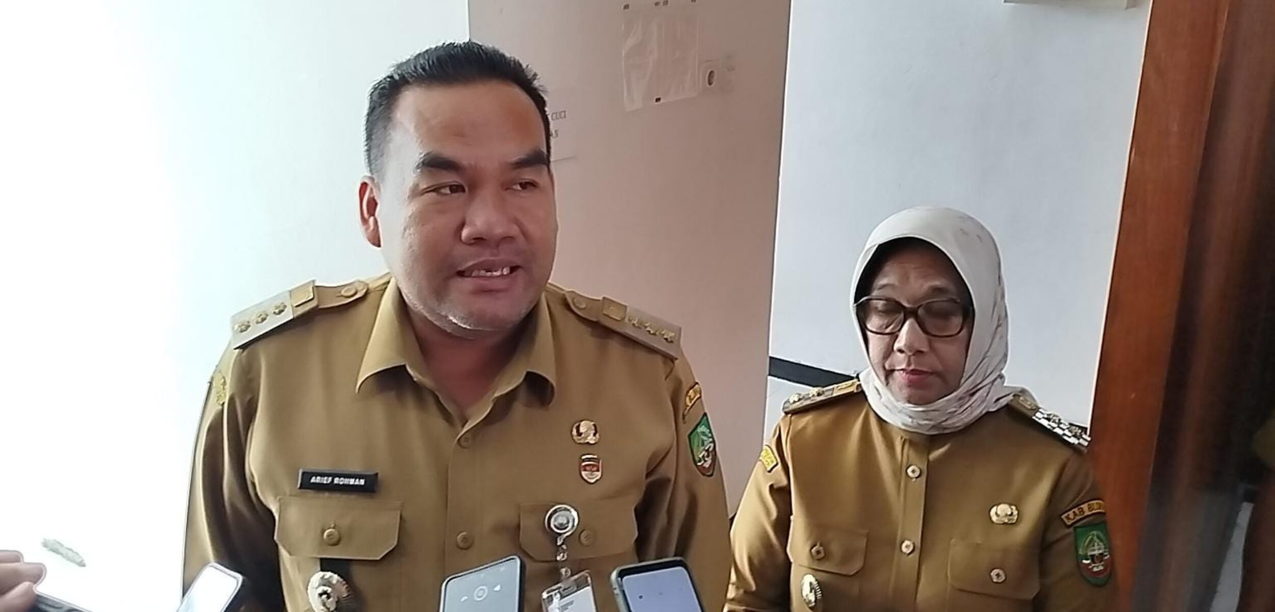IMG 20260113 WA0191 1 Bupati Blora Arief Rohman dan Wakil Bupati Blora Sri Setyorini menjelaskan fokus Pemkab Blora usai pelantikan(Foto: Rengga/kabarterdepan.com)