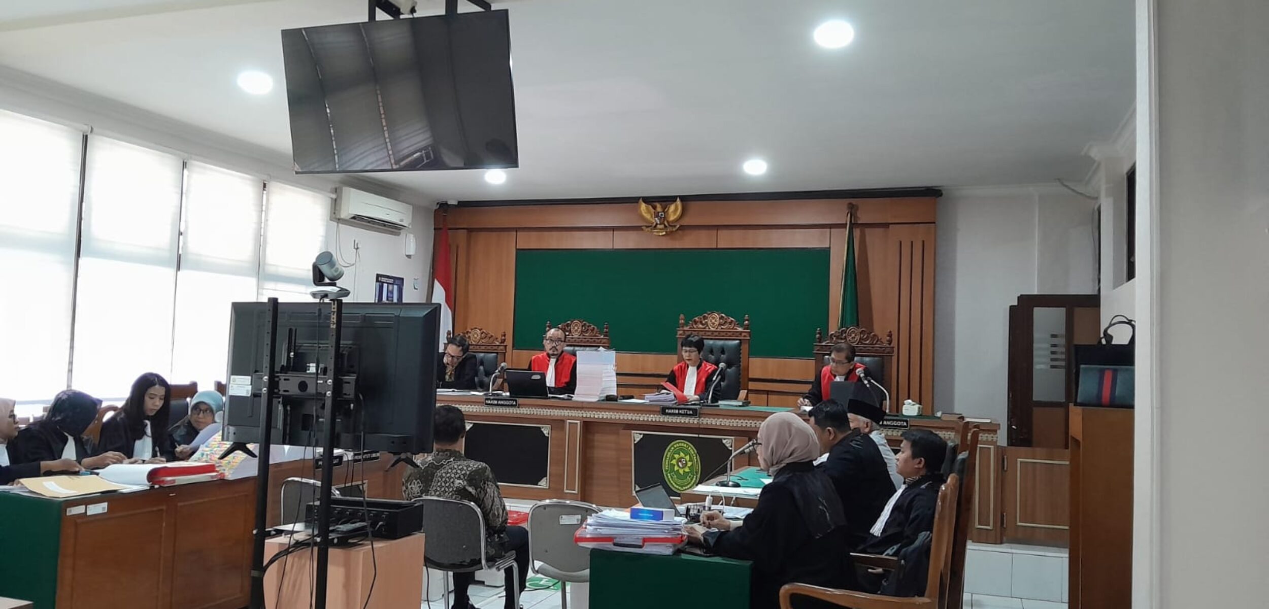 IMG 20260123 WA0267 1 Sidang perkara korupsi hibah pariwisata Sleman menghadirkan sejumlah saksi di Pengadilan Negeri (PN) Sleman, Jumat (23/1/2029). (Hadid Husaini/kabarterdepan.com)