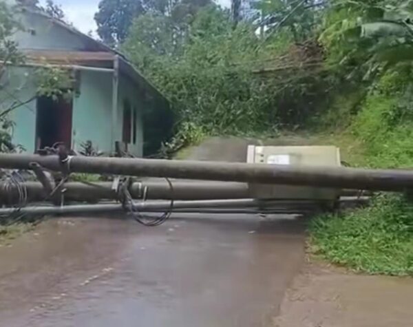 IMG 20260124 WA0047 1 Cuaca Ekstrem di Cianjur Robohkan Tiang Listrik