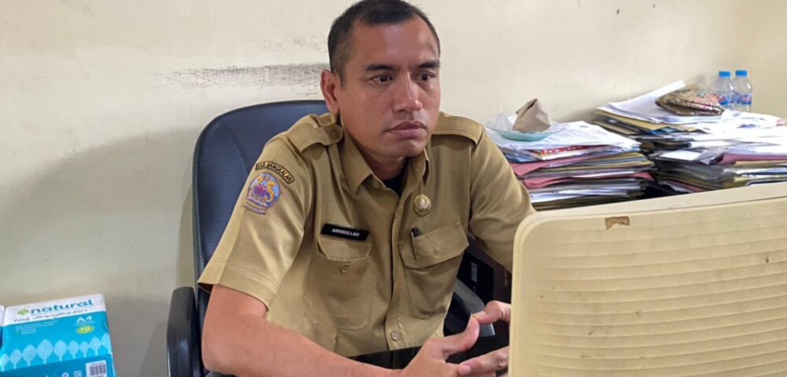 Muhammad Aminullah, Kabid Perlindungan dan Jaminan Sosial Dinsos Bangkalan