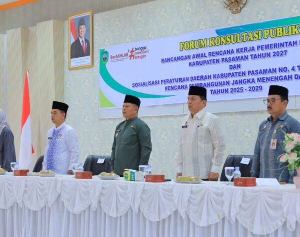Forum RKPD 2027 Digelar, Bupati Welly Tekankan Sinkronisasi RPJMD Pasaman