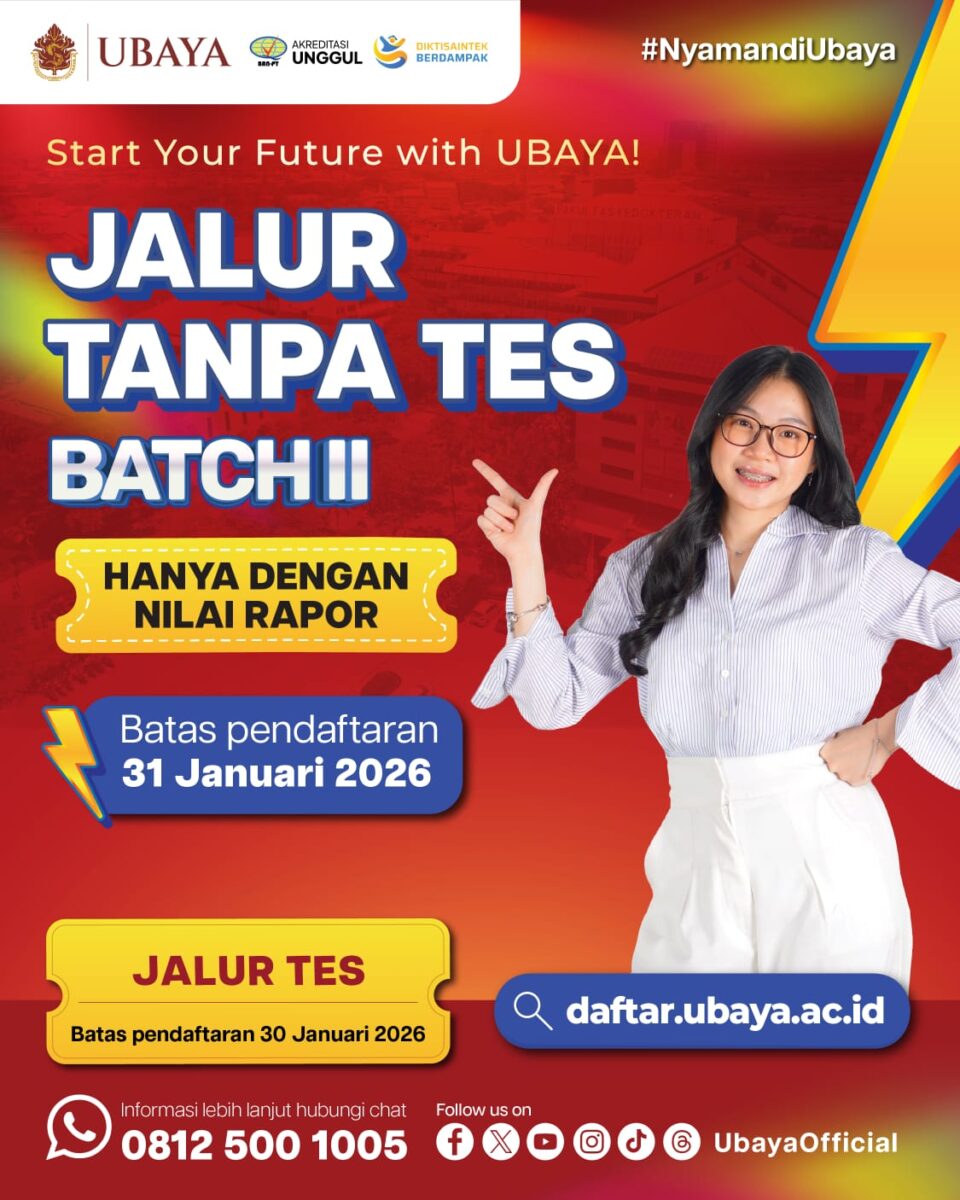 Jalur Tanpa Tes Ubaya