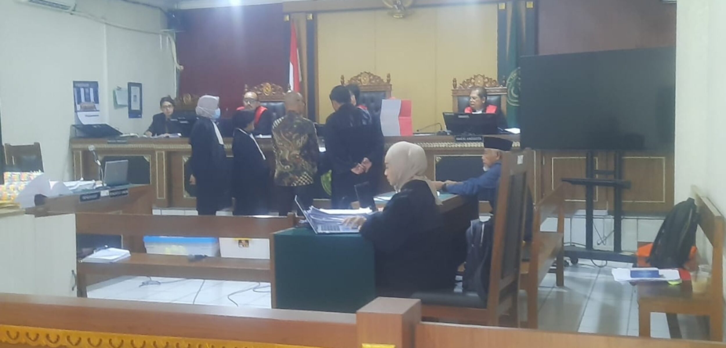 Screenshot 20260115 000600 1 1 Sidang perkara Dana hibah Pariwiwisata Sleman di Pengadilan Negeri (PN) Yogyakarta, Rabu (14/1/2026). (Hadid Husaini/kabarterdepan.com)