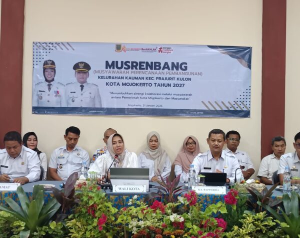 Wali Kota Mojokerto Hj. Ika Puspitasari hadiri Musrenbang Kelurahan Kauman