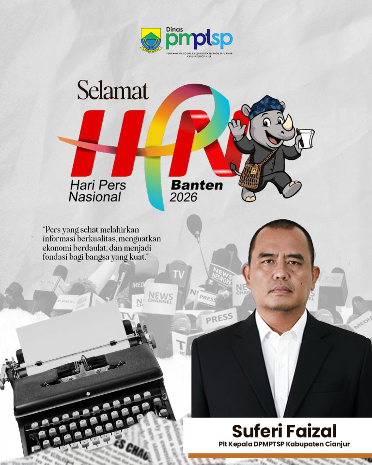 Ucapan HPN 2026 DPMPTSP Cianjur