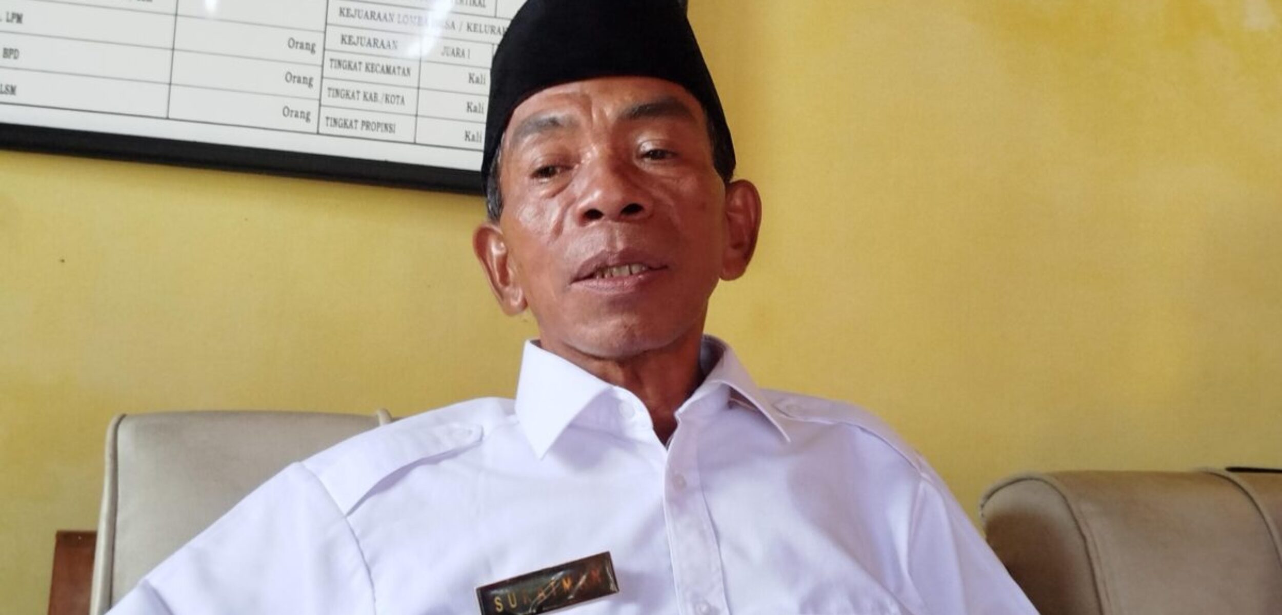 IMG 20260206 WA0100 1 Kepala Desa Tamanrejo, Suratman. (Rengga/kabarterdepan.com)