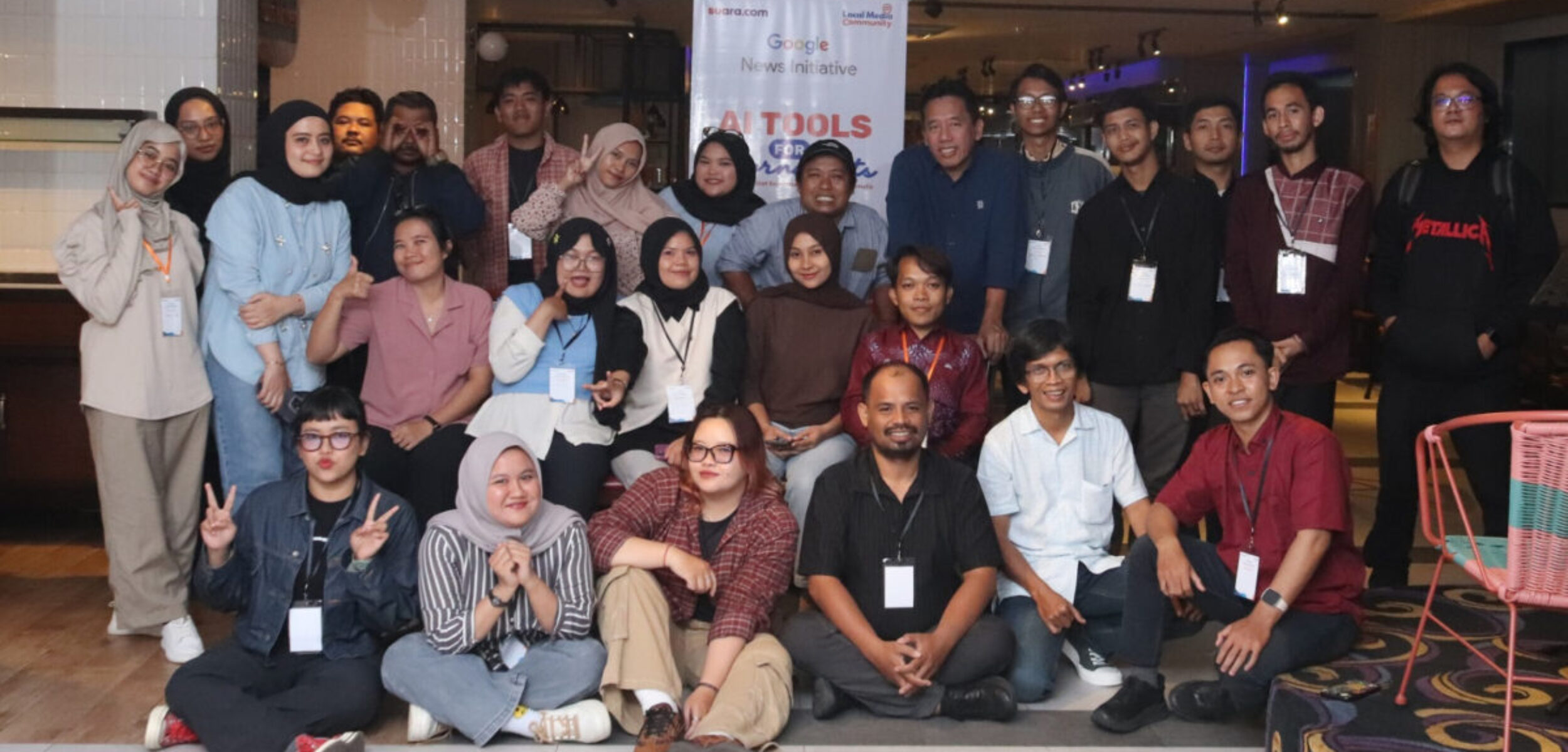 Para peserta pelatihan suara.com. (Redaksi/kabarterdepan.com)