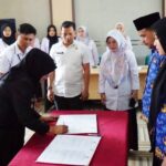 Dharmasraya Gelar Pelantikan 46 Pejabat Administrator dan UPT Puskesmas
