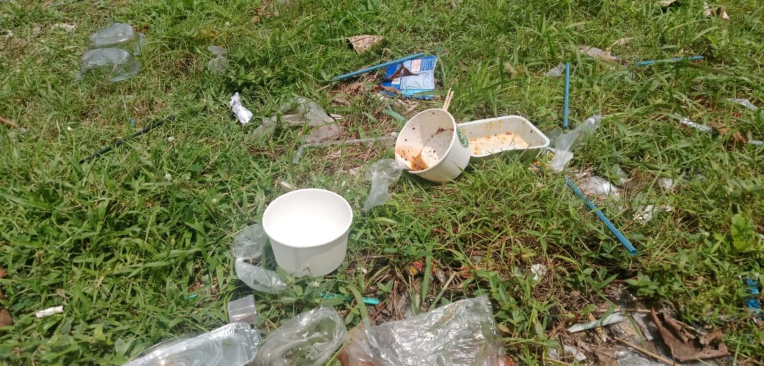 Jogging Track Mojokerto Kembali Kumuh, Sampah Berserakan di Ruang Publik