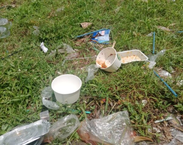 Jogging Track Mojokerto Kembali Kumuh, Sampah Berserakan di Ruang Publik