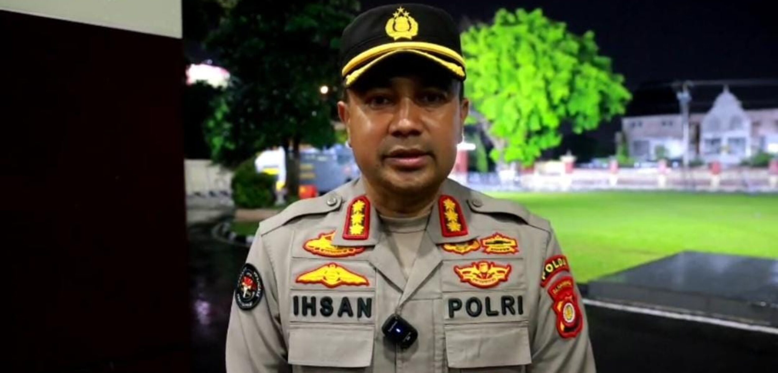 IMG 20260225 WA0000 1 Kabid Humas Polda DIY Kombes Pol Ihsan menerangkan demo ricuh mahasiswa. (Polda DIY for kabarterdepan.com)