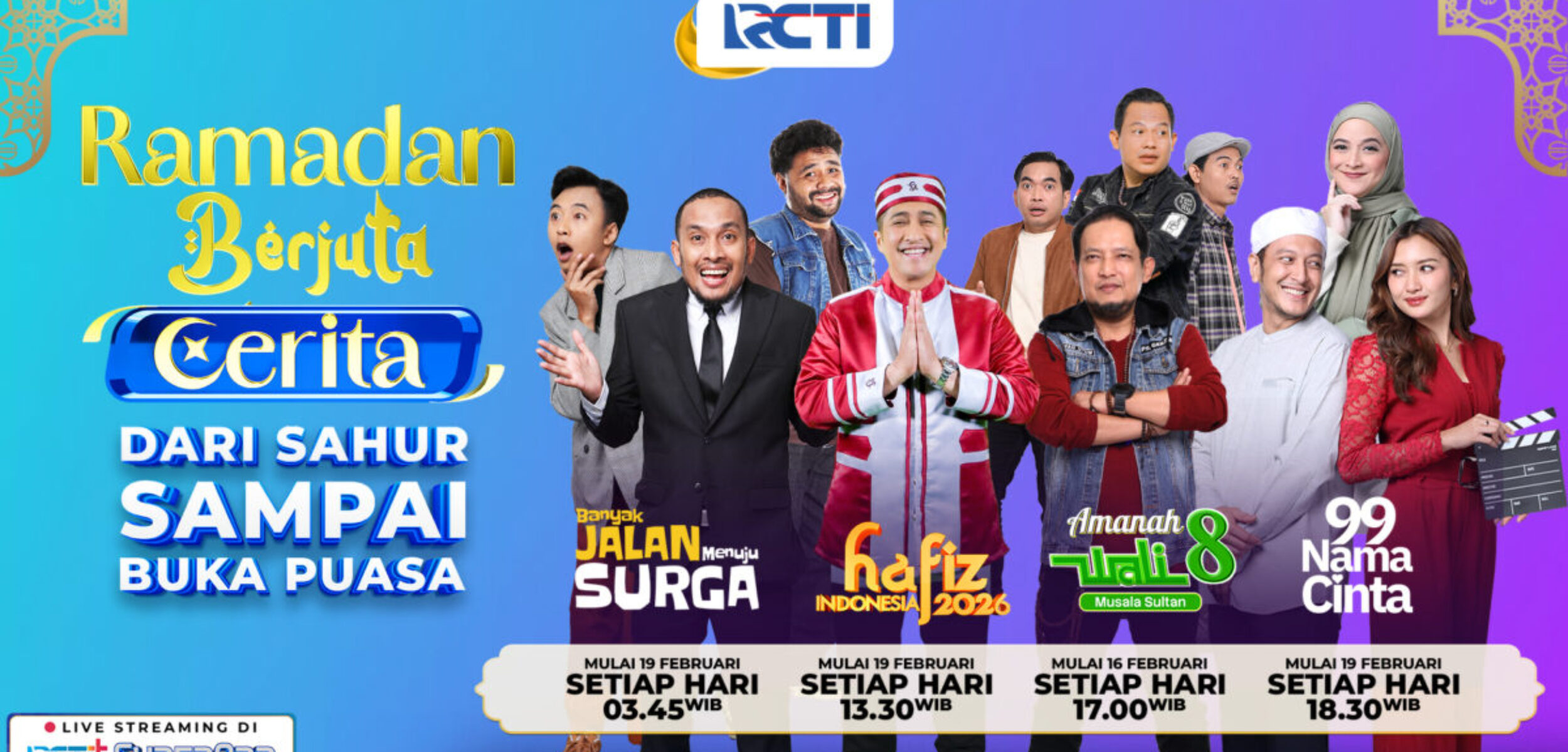 Ramadan Berkesan 2026: Program Religi & Sinetron RCTI Sepanjang Hari