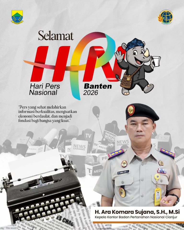 Ucapan HPN 2026 BPN Cianjur