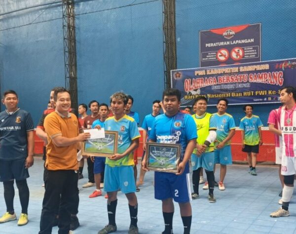 PWI Sampang Satukan Instansi Lewat Futsal dan Donor Darah di HPN 2026