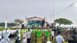 Ribuan Kader NU Sidoarjo Gelar Mujahadah di Tanggul Lumpur Lapindo, Teguhkan Spirit Aswaja dan Kebangsaan