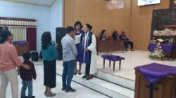 Ibadah Rabu Abu di GKJW Wates Kota Mojokerto, Umat Awali Masa Prapaskah