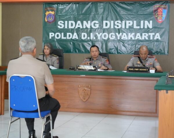 Sidang Disiplin Mantan Kapolresta Sleman, Polda DIY Jatuhkan Teguran Tertulis dan Mutasi Demosi