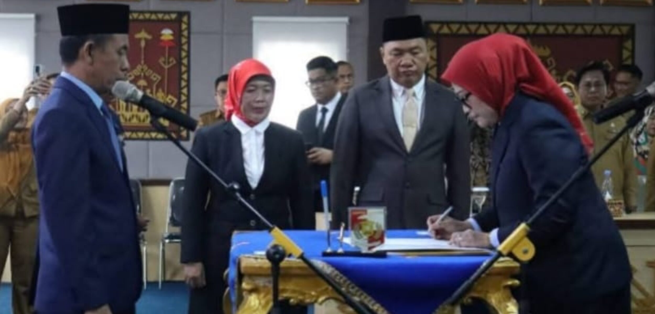 IMG 20260303 WA0123 1 Wabup Lampung Utara pimpin pelantikan Sekda. (Yuda Pranata/kabarTerdepan.com)